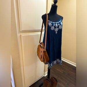 Miss Me Navy Dress. Size large